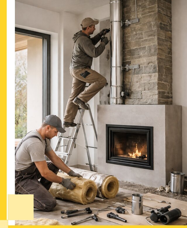 Монтаж дымоходов для каминов в Гулькевичах от 15561 р. ЭриданГль