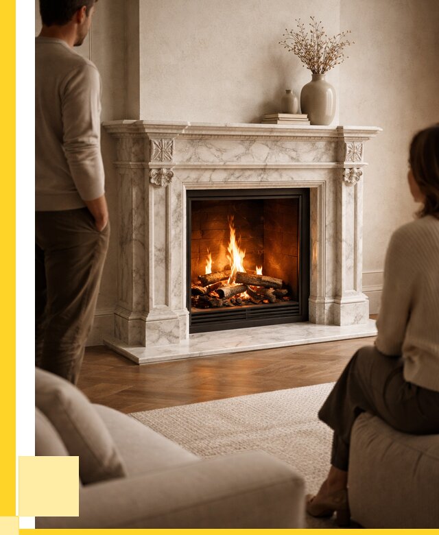 Мраморные камины под ключ в Гулькевичах от 259350 р. | ЭриданГль