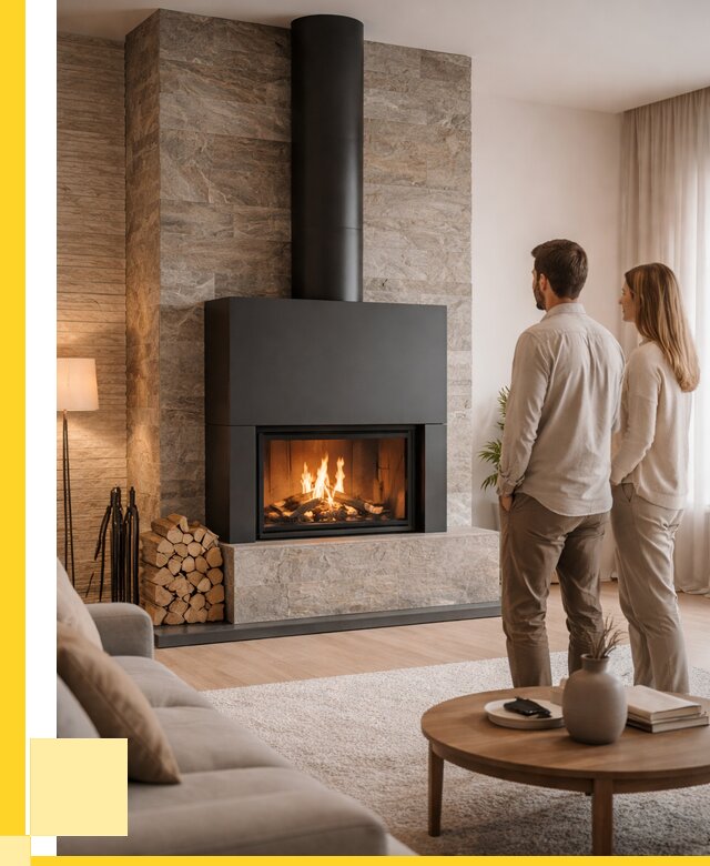 Закрытые камины под ключ в Гулькевичах от 124488 р., ЭриданГль