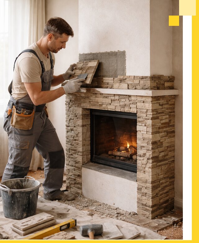 Изготовление и монтаж каминов для дома под ключ в Гулькевичах