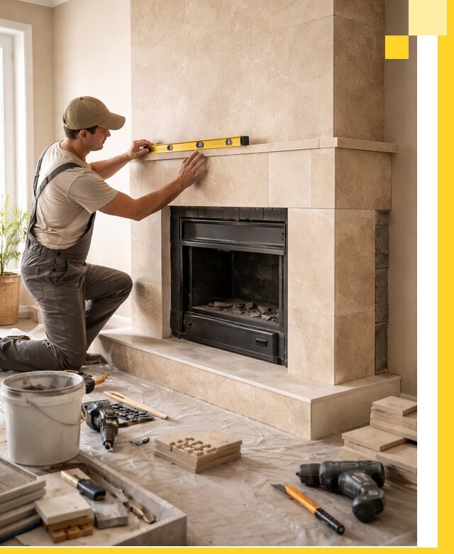 Установка и монтаж каминов в частном доме под ключ в Гулькевичах