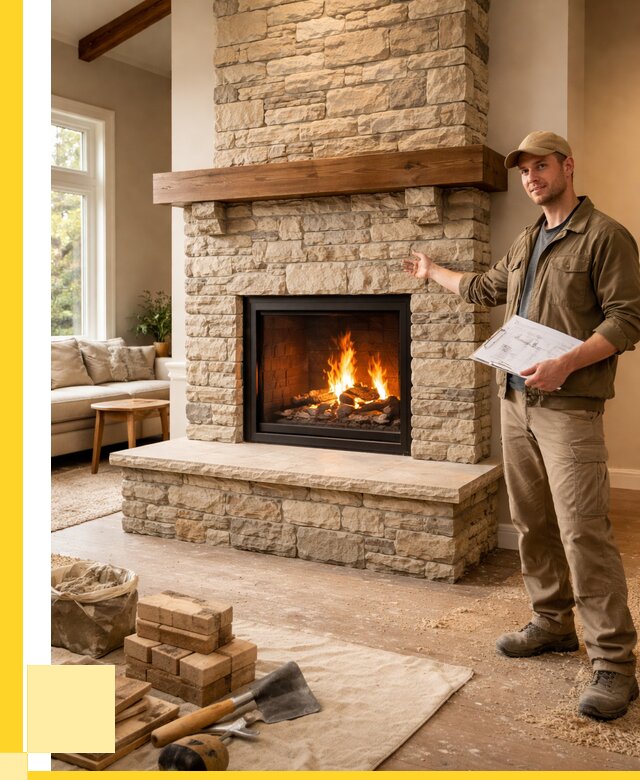 Камины под ключ в Гулькевичах от 186732 р. | ЭриданГль — установка