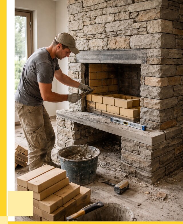 Кладка каминов и камина в Гулькевичах от 25935 р. ЭриданГль