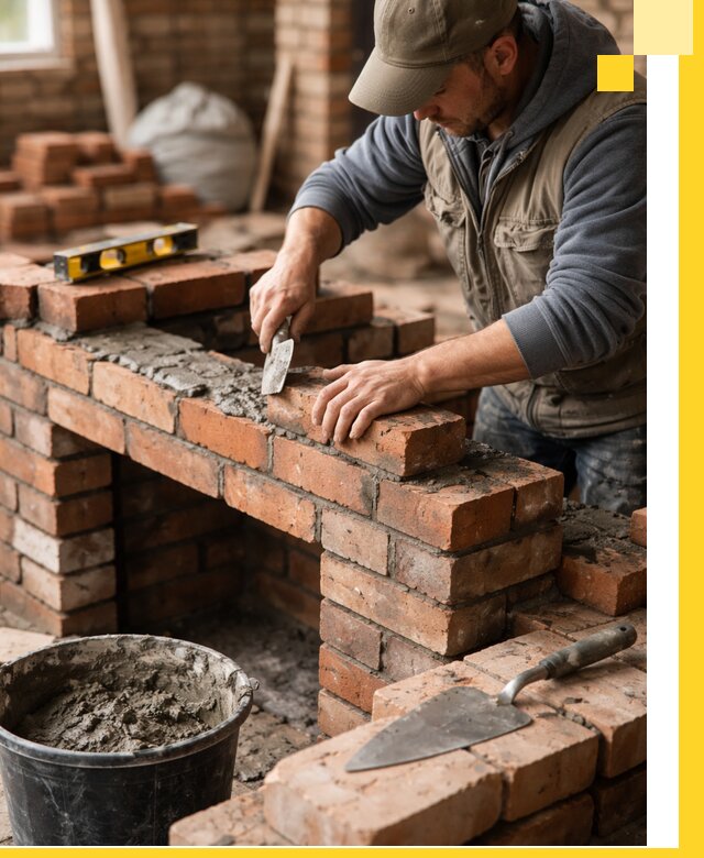 Кладка каминов под ключ в Гулькевичах профессиональная отделка и монтаж