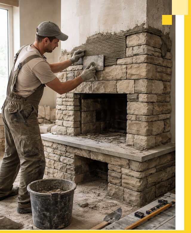 Строительство каминов под ключ в Гулькевичах от проектирования до монтажа