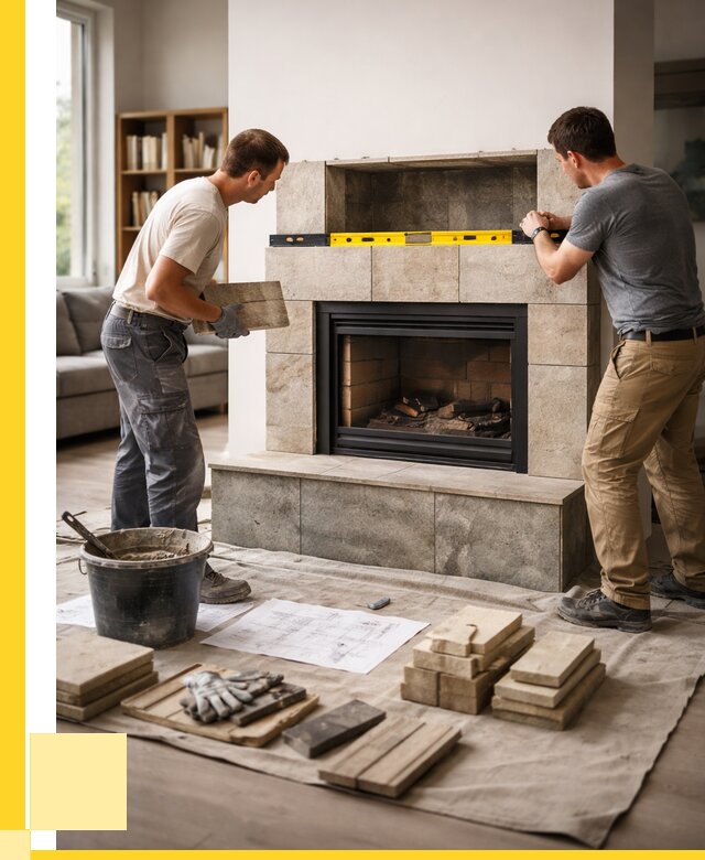 Монтаж каминов и установка в Гулькевичах от 46683 р. | ЭриданГль