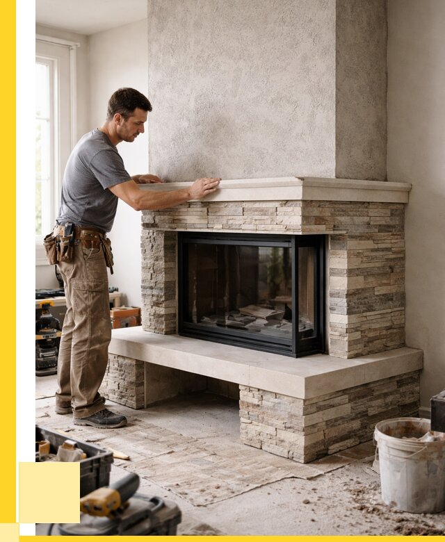 Изготовление каминов под ключ в Гулькевичах от 155610 р. | ЭриданГль