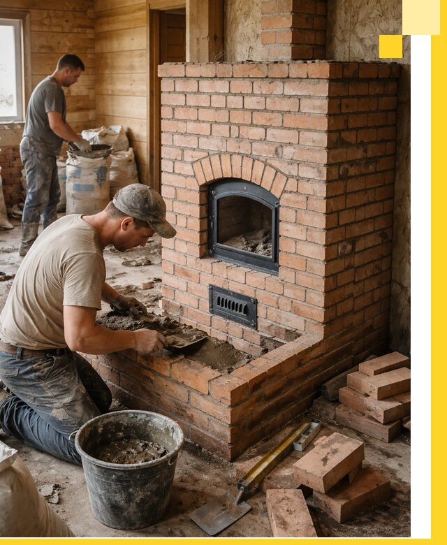 Профессиональное строительство печей в Гулькевичах под ключ