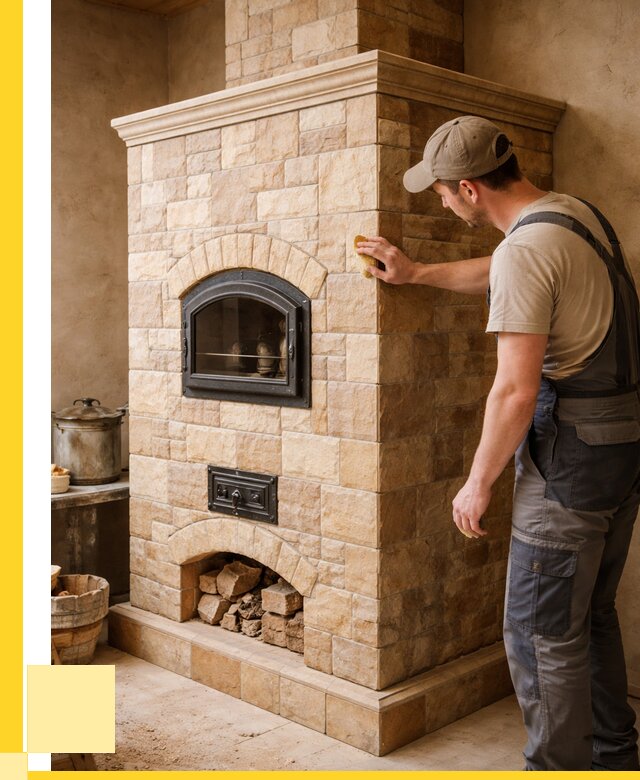 Облицовка печей в Гулькевичах от 4668 р. под ключ | ЭриданГль