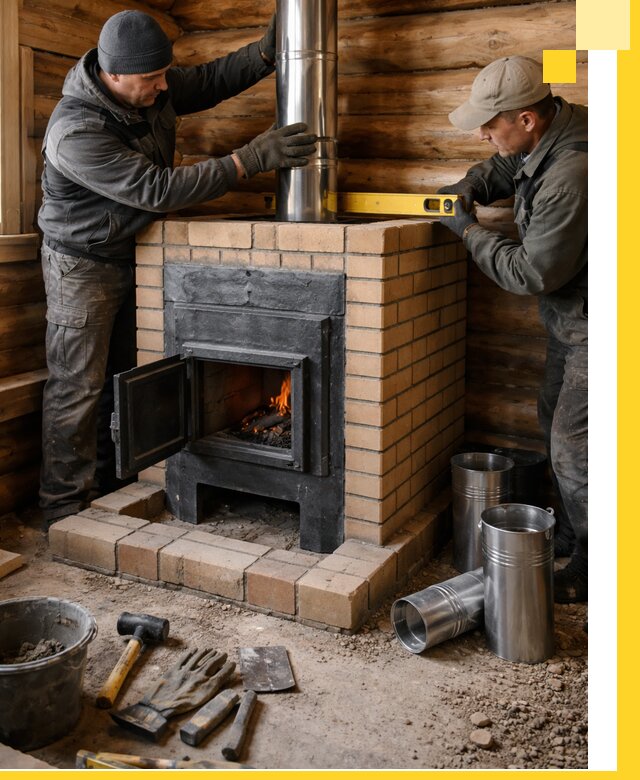 Проектирование, изготовление и установка банных печей в Гулькевичах