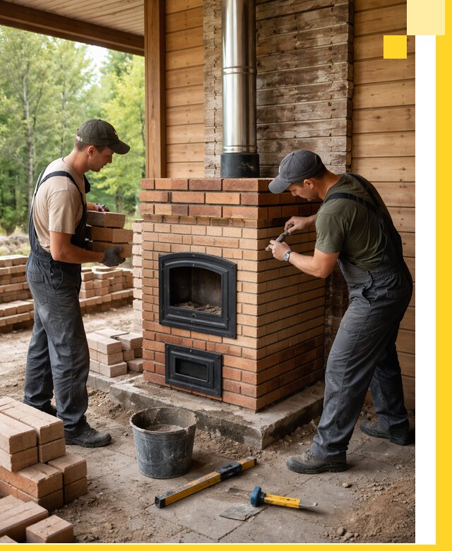 Производство и установка дачных печей под ключ в Гулькевичах