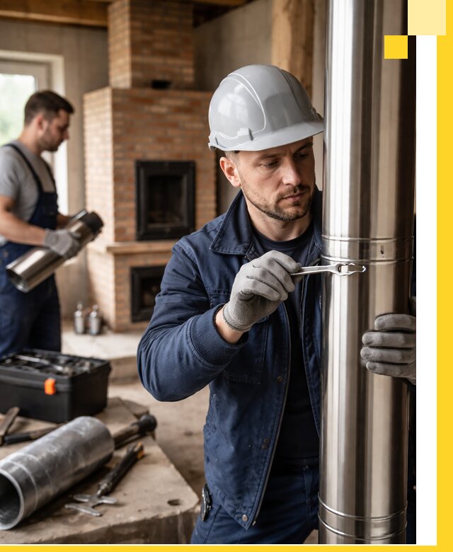 Профессиональный монтаж дымоходов для печей в Гулькевичах