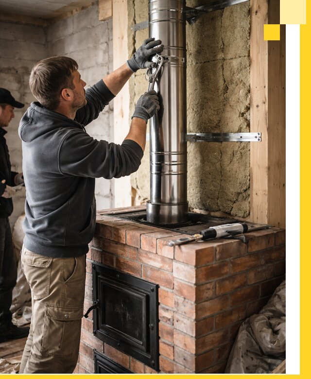 Изготовление и монтаж печей и дымоходов под ключ в Гулькевичах