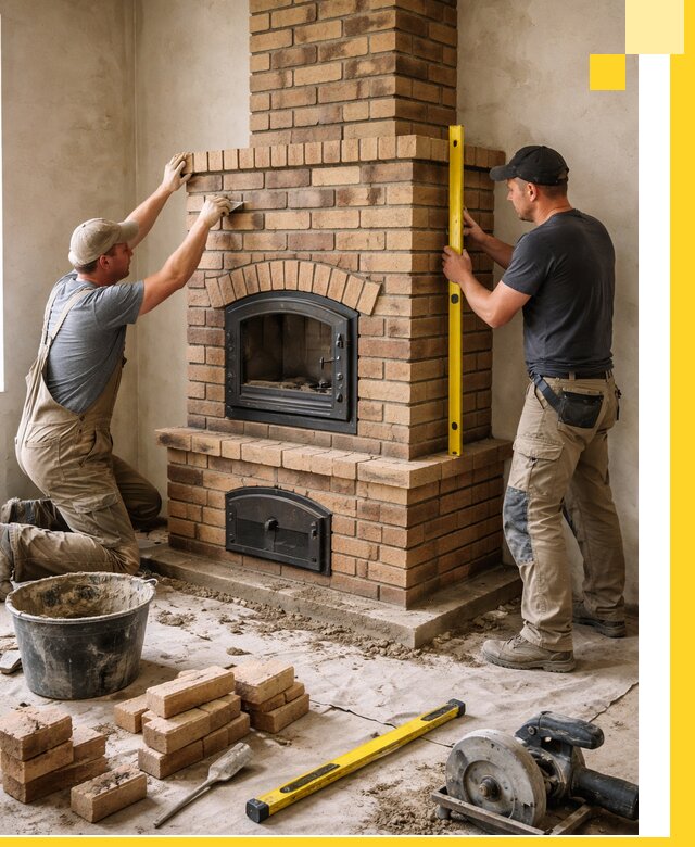 Продажа и установка печей и каминов для дома под ключ в Гулькевичах