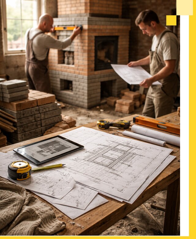 Проекты печей и каминов с индивидуальным дизайном в Гулькевичах