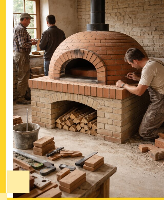 Помпейская печь дровяная для пиццы в Гулькевичах | ЭриданГль от 207480 р.