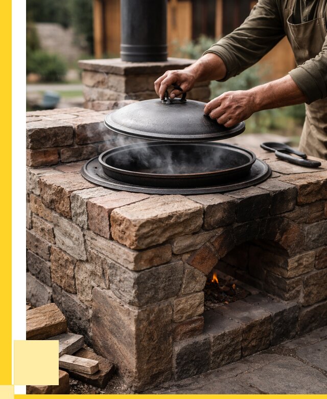 Печи для казана в Гулькевичах по цене от 18673 р. | ЭриданГль