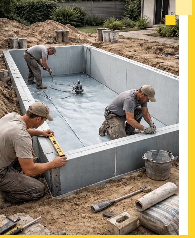 Профессиональный монтаж бассейнов под ключ в Гулькевичах с гарантией