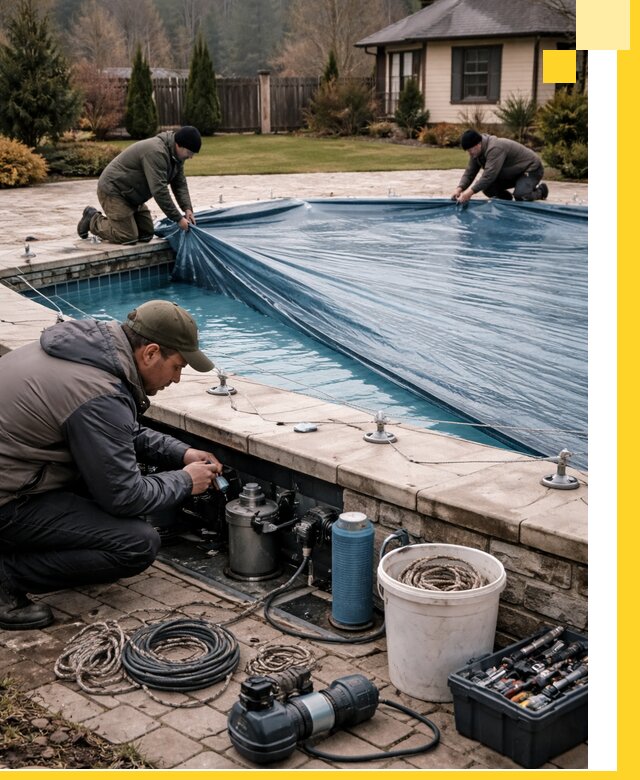 Консервация бассейнов в Гулькевичах: подготовка к длительному хранению