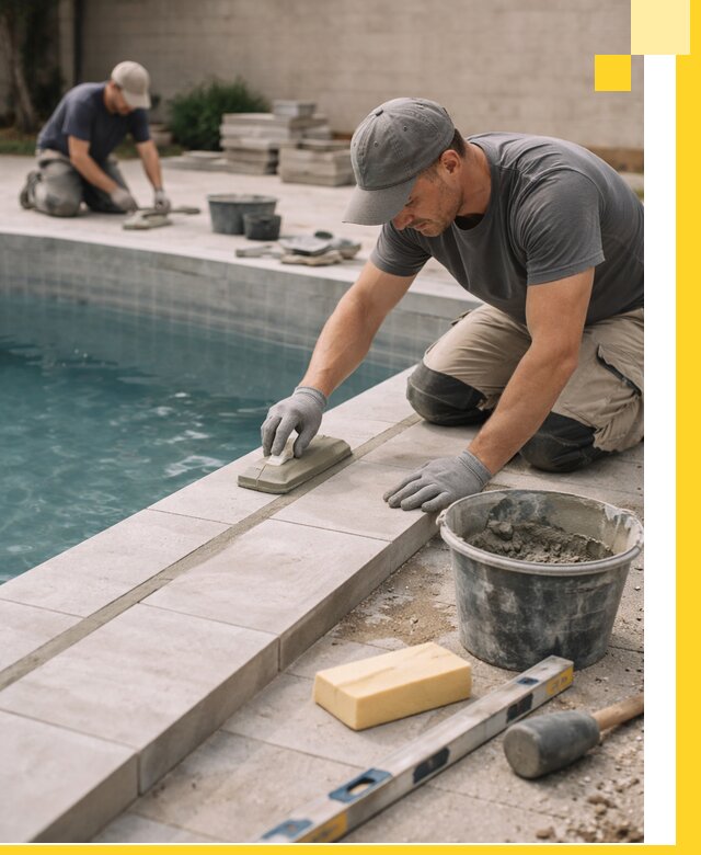 Отделка бассейнов в Гулькевичах: декоративная отделка и гидроизоляция