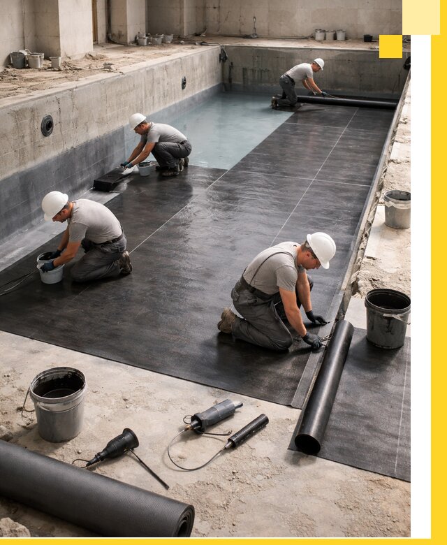 Профессиональная гидроизоляция бассейнов и чаш в Гулькевичах под ключ