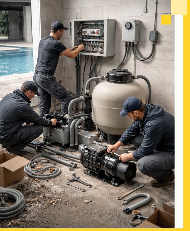 Профессиональный монтаж оборудования для бассейнов в Гулькевичах