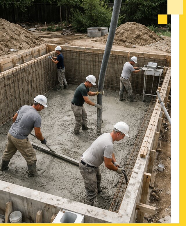 Строительство бетонных бассейнов под ключ в Гулькевичах