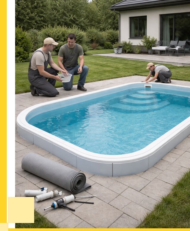 Пластиковый бассейн купить в Гулькевичах от 259350 р., ЭриданГль