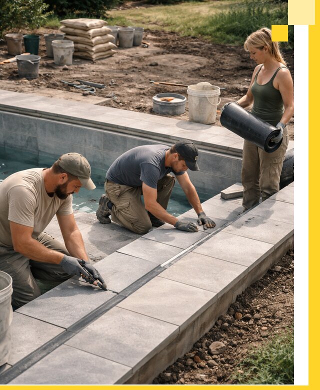 Строительство и монтаж уличных бассейнов под ключ в Гулькевичах