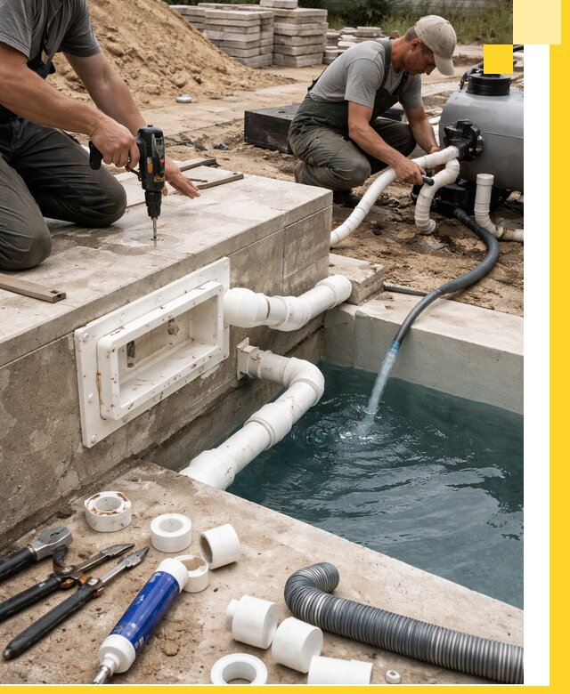 Строительство скиммерных бассейнов под ключ в Гулькевичах