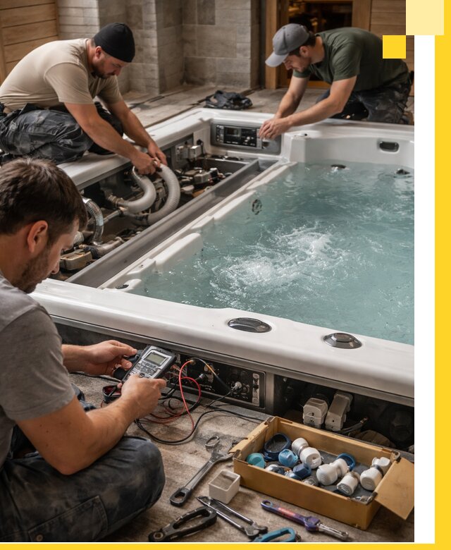 Гидромассажные бассейны под ключ в Гулькевичах, дизайн и монтаж