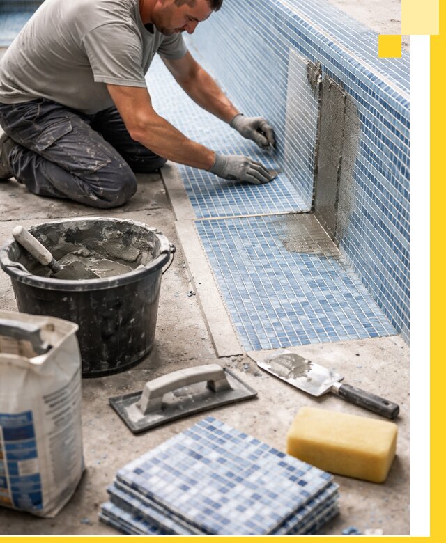 Укладка и ремонт мозаики для бассейнов под ключ в Гулькевичах