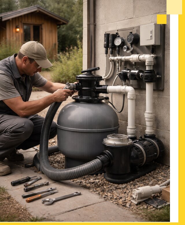 Продажа и монтаж фильтров и насосов для бассейнов в Гулькевичах