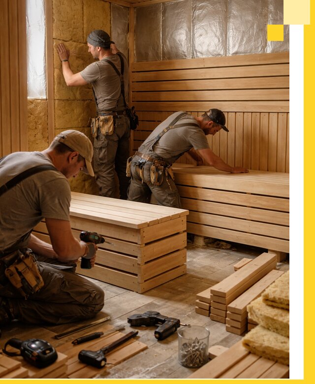 Профессиональное строительство саун под ключ в Гулькевичах