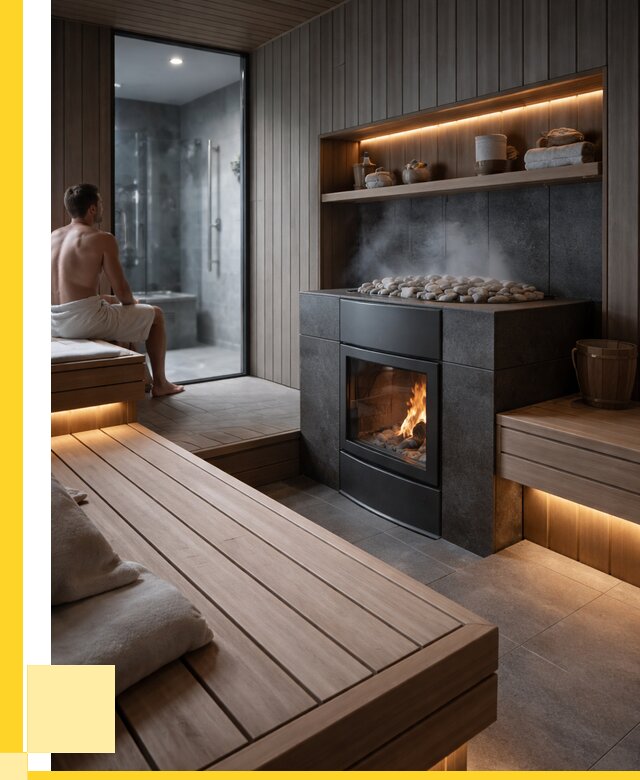 Проект сауны в частном доме в Гулькевичах от 36309 р. | ЭриданГль