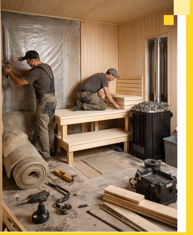 Проекты саун под ключ в Гулькевичах дизайн и строительство