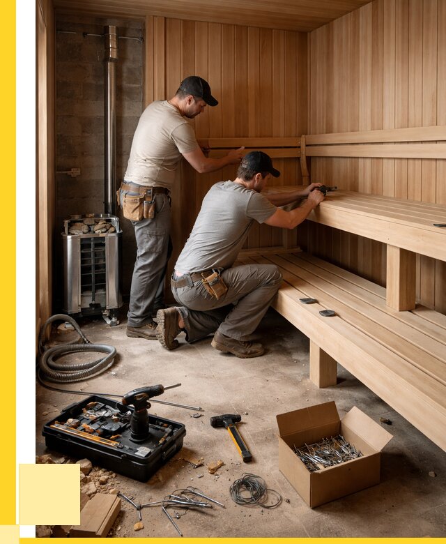 Монтаж саун под ключ в Гулькевичах от 124488 р. | ЭриданГль