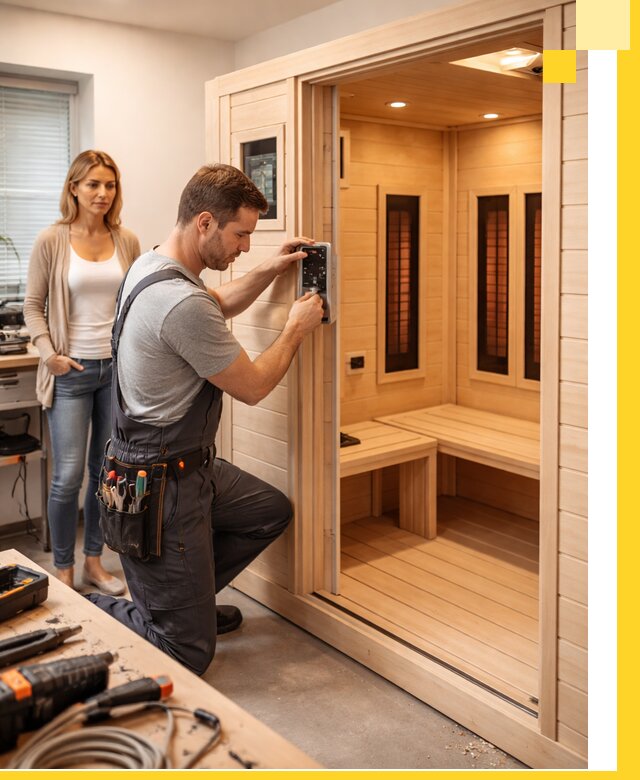 Инфракрасные сауны под ключ в Гулькевичах продажа и установка