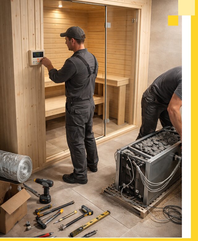 Поставка, установка и монтаж электрических саун в Гулькевичах