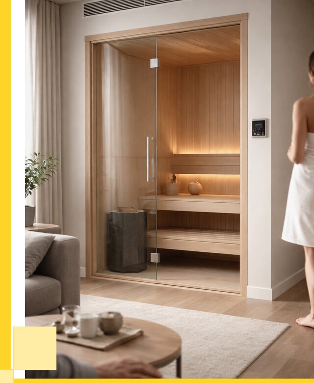 Сауна в квартире под ключ в Гулькевичах от 124488 р. ЭриданГль