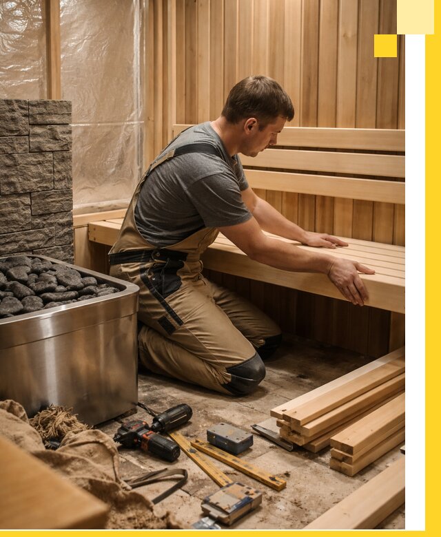 Сауны для дома под ключ с проектированием и монтажом в Гулькевичах
