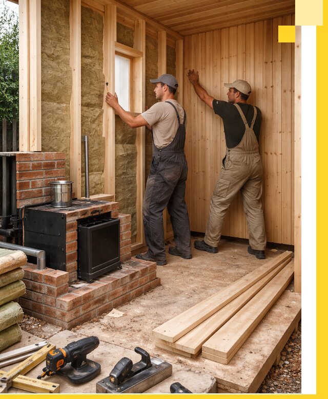 Строительство и установка дачных саун под ключ в Гулькевичах