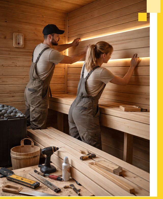 Дизайн саун и бань под ключ с индивидуальным проектом в Гулькевичах