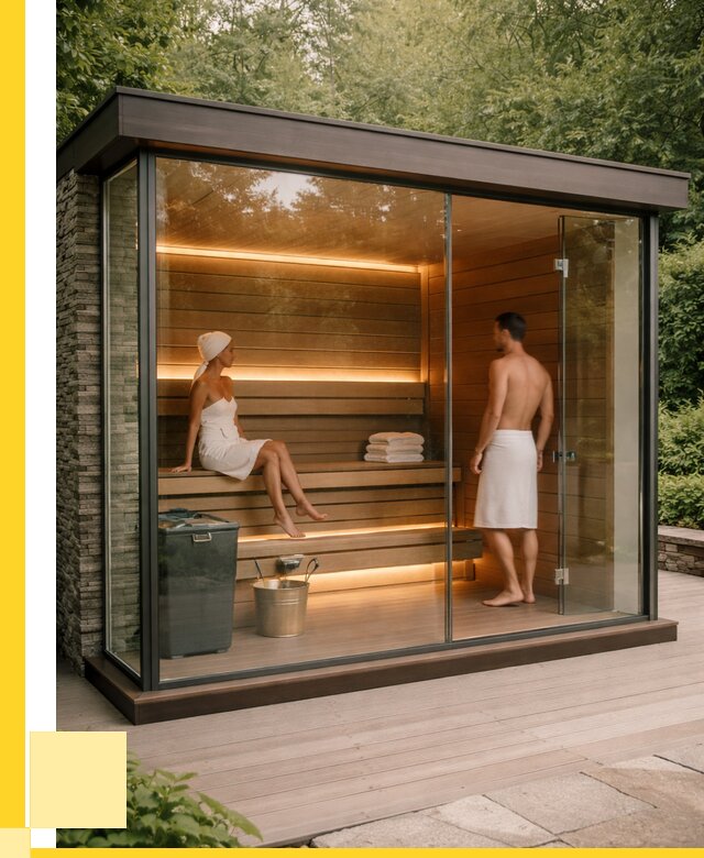 Сауна стеклянная и двери для сауны в Гулькевичах от 259350 р. | ЭриданГль