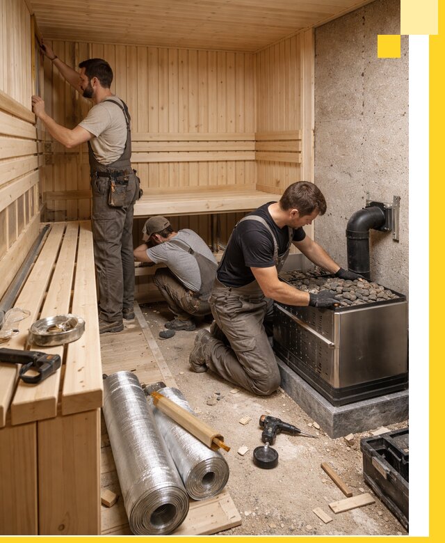 Индивидуальные сауны на заказ в Гулькевичах под ключ, проект и монтаж