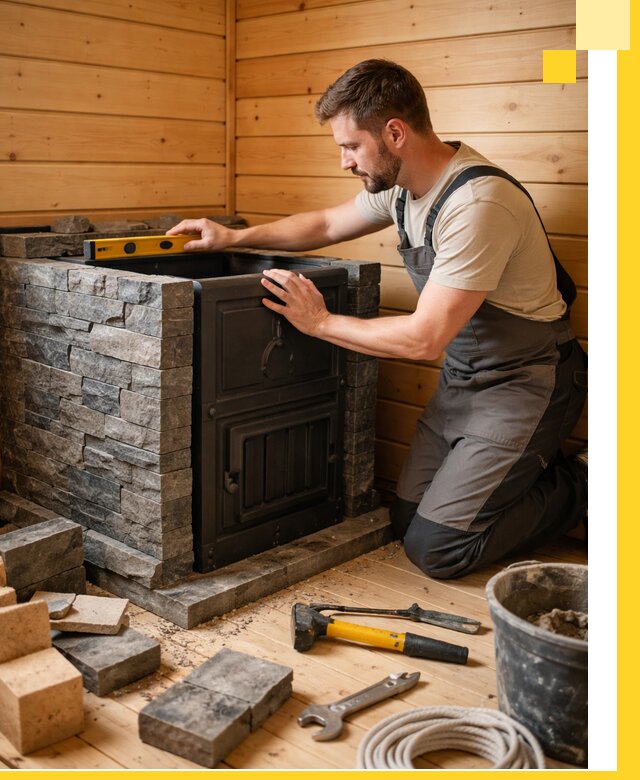 Производство и установка печей для саун под ключ в Гулькевичах