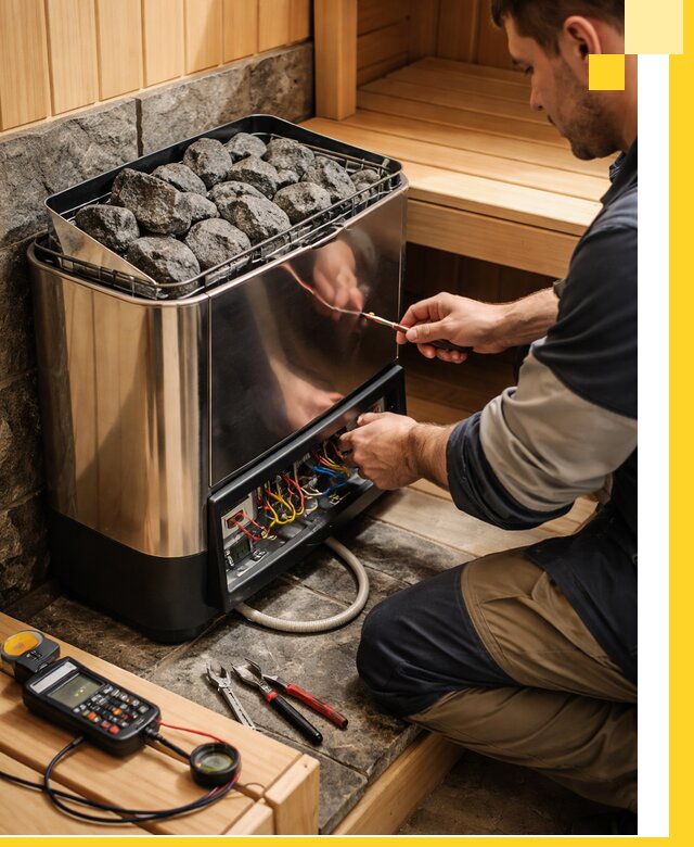 Продажа и установка электрокаменок для саун в Гулькевичах