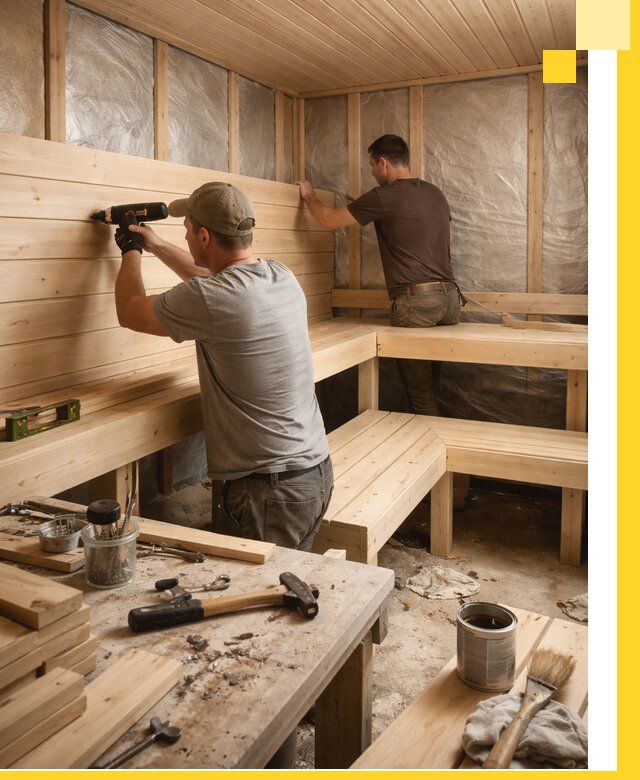 Профессиональная отделка бань и саун под ключ в Гулькевичах