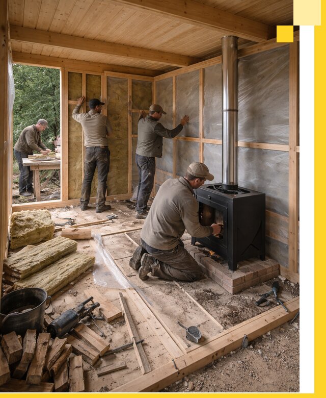 Профессиональный монтаж бань под ключ в Гулькевичах для дома