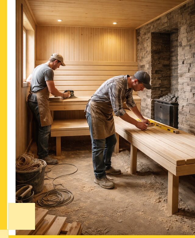 Отделка бани в Гулькевичах: внутренняя отделка от 3112 р. | ЭриданГль